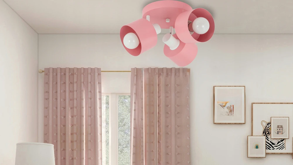 Lubinis šviestuvas Luxolar Lampa Sufitowa Żyrandol Plafon Spot LED E27 Dla Dziewczynki sypialnia LOFT