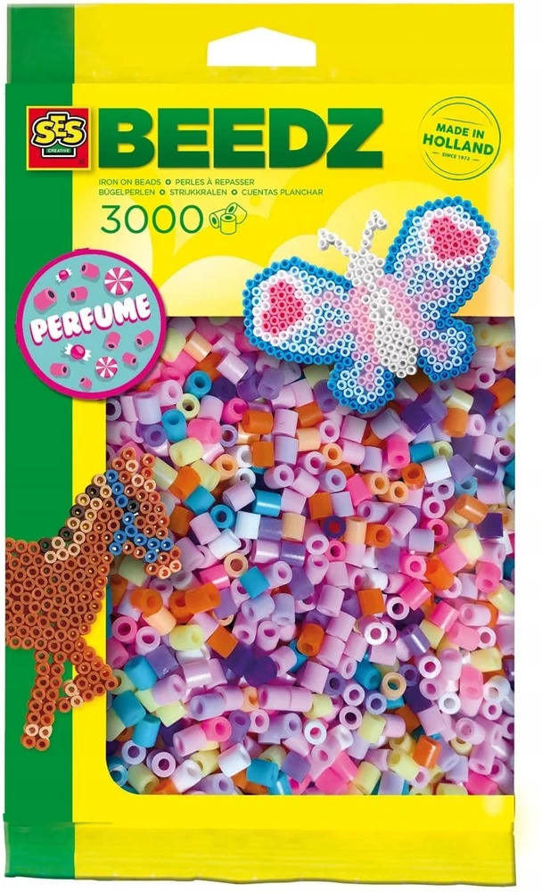 Lyginimo karoliukai 3000 spalvingi ir kvapnūs SES Creative