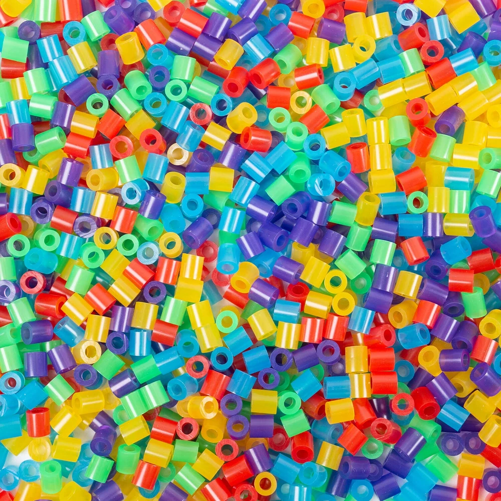 Lyginimo karoliukai RAINBOW COLORS 1500 vnt Benny Beads Dydis Midi 5mm