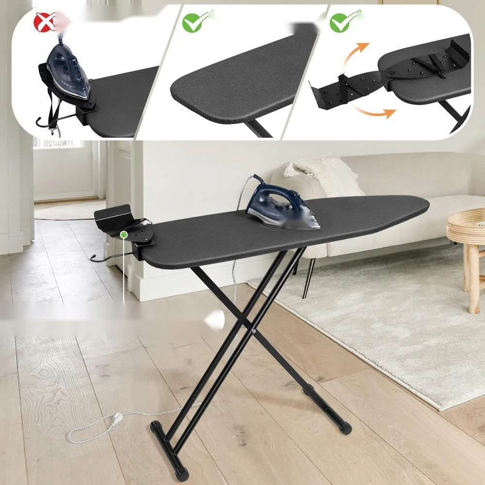 LYGINIMO LENTA 110X34CM SULANKSTAMAS REGULIUOJAMO AUKŠČIO RANKENA JUODA