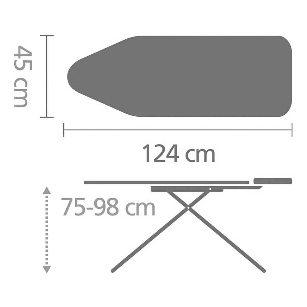 Brabantia Lyginimo lenta C 124x45 cm - Denim Juodas