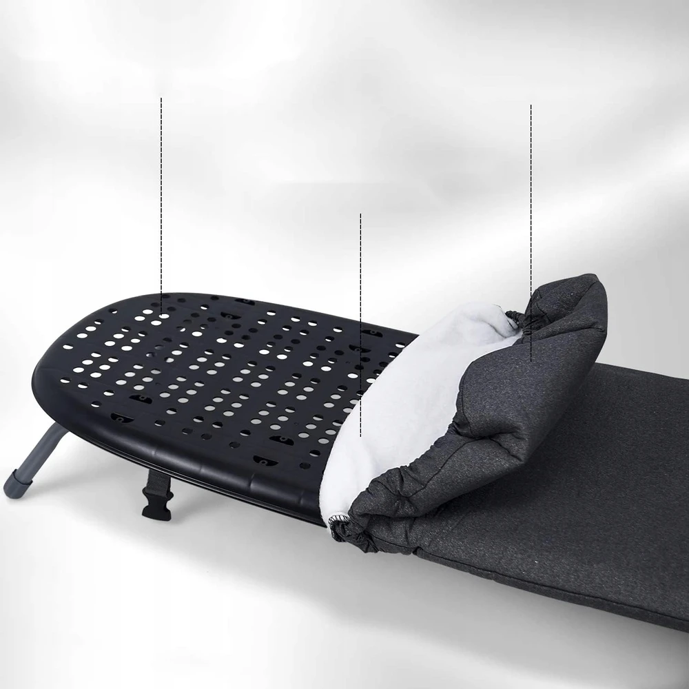 LYGINIMO LENTA SULANKSTAMAS 82X32CM KOMPAKTINIS STALAS Juodas MAŽAS