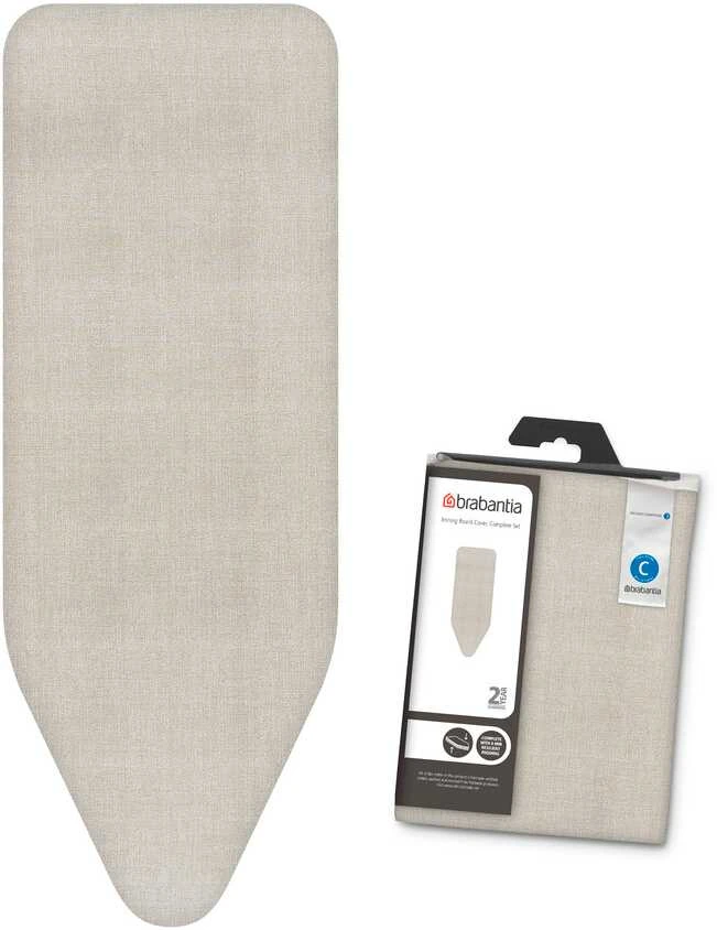 Lyginimo lentos užvalkalas C Brabantia 124x45cm Denim Pilkas