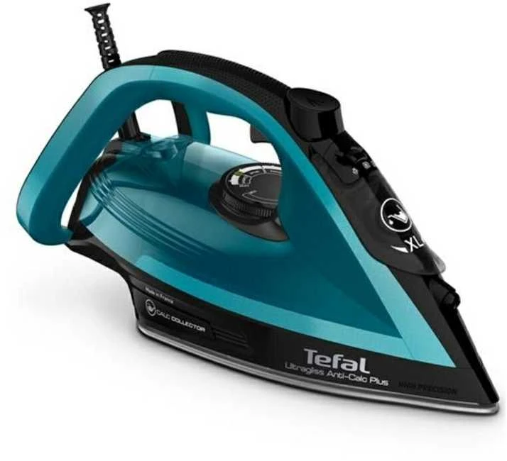 TEFAL | FV6832E0 | Garų lygintuvas | 2800 W | Vanduo tank capacity 270 ml | Continuous steam 50 g/min | Steam boost performance 260 g/min | Juodas/Mėlyna