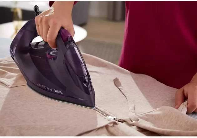 Garų lygintuvas Philips 7000 Serija HV, DST7061/30, tamsios spindinčios violetinės spalvos