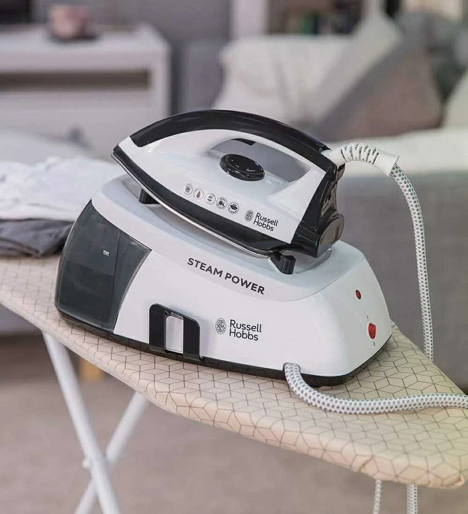 Lygintuvas su garų generatoriumi 24420-56 Russell Hobbs 2400W/1.3L baltas/juodas