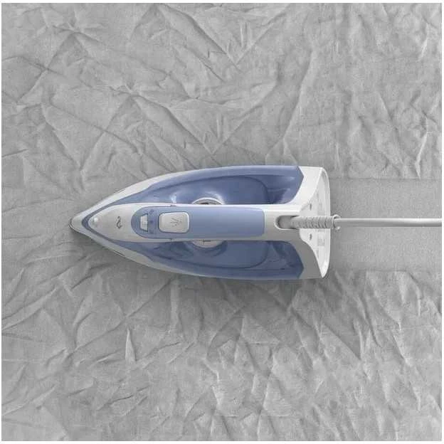 TEFAL Garų lygintuvas | FV2C41E0 Virtuo | Garų lygintuvas | 2000 W | Vanduo tank capacity 240 ml | Continuous steam 27 g/min | Steam boost performance 120 g/min | Mėlyna/Baltas