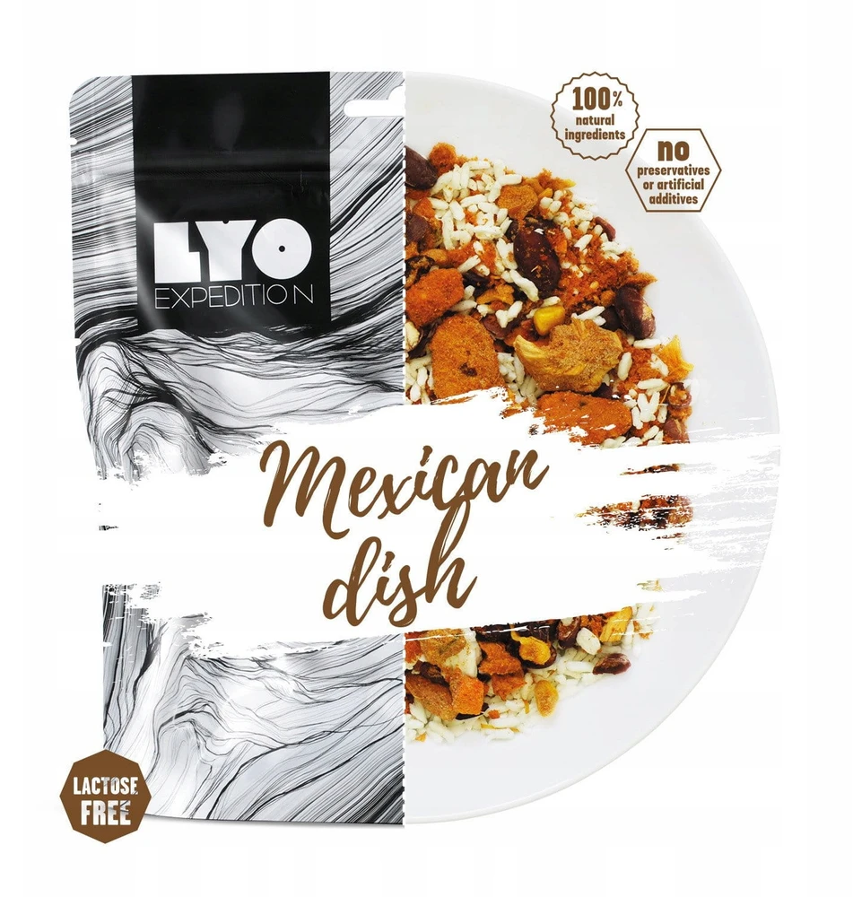 LYOFOOD meksikietiškas patiekalas 370g maža pakuotė