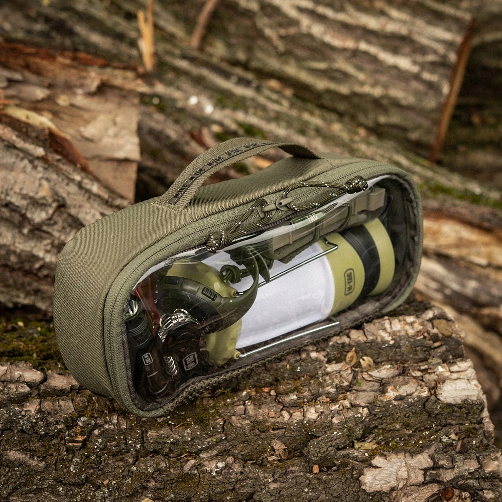 M-tac Elite kelioninis organizatorius, permatomas, Medium, Ranger Žalias