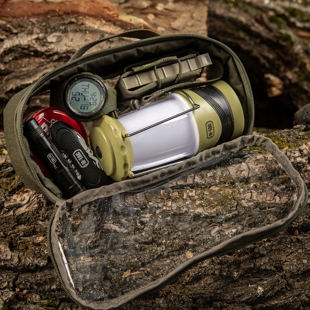 M-tac Elite kelioninis organizatorius, permatomas, Medium, Ranger Žalias