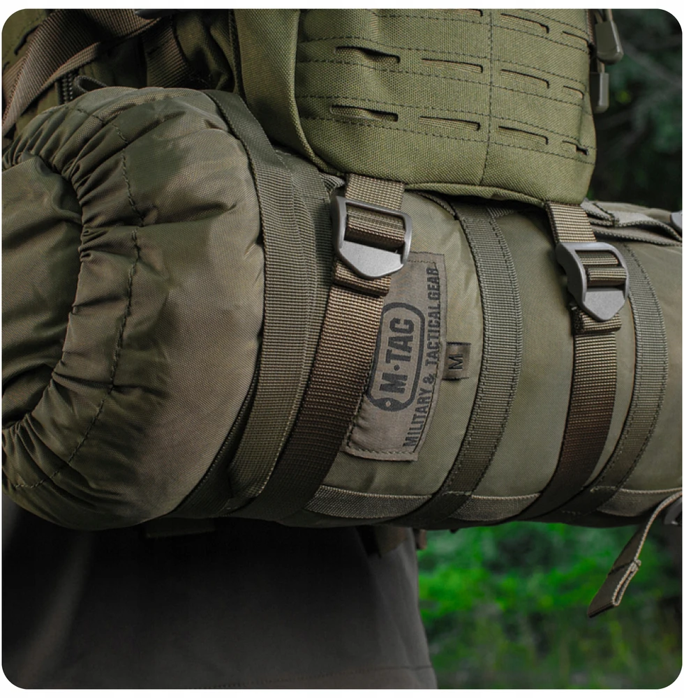 M-Tac kompresinis maišas nailoninis dangtelis Bivouac Camp Camping EDC Survival M