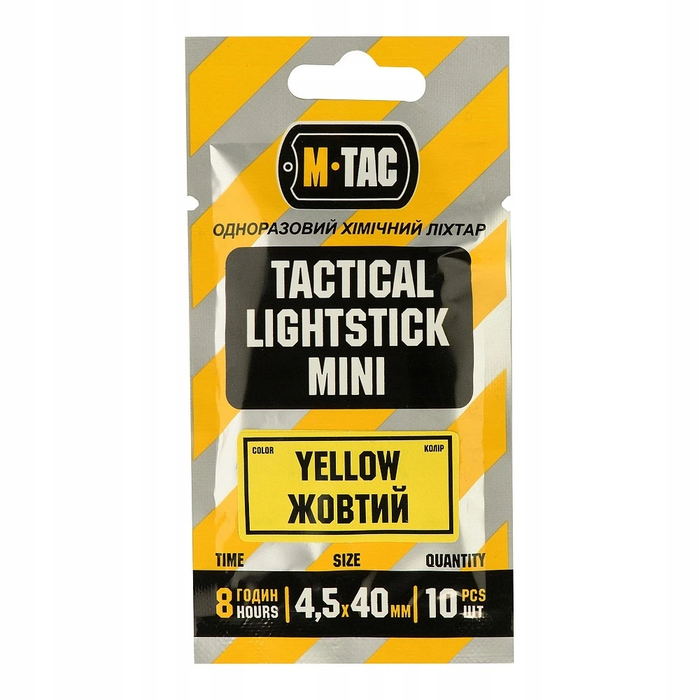 M-Tac Light Sticks 4.5х40mm Šviečiančios lazdelės, 10vnt.