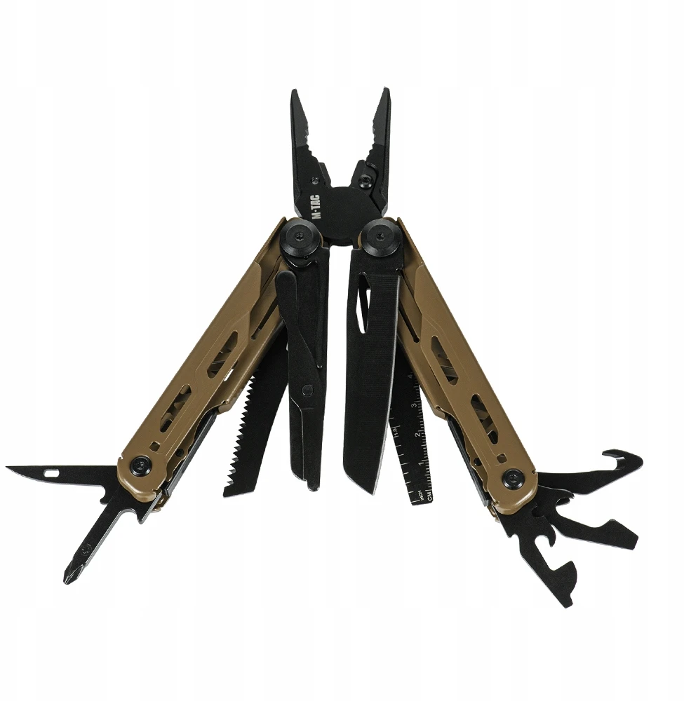 Daugiafunkcis įrankis M-TAC Multitool Type 13 17-in-1, rudas / juodas