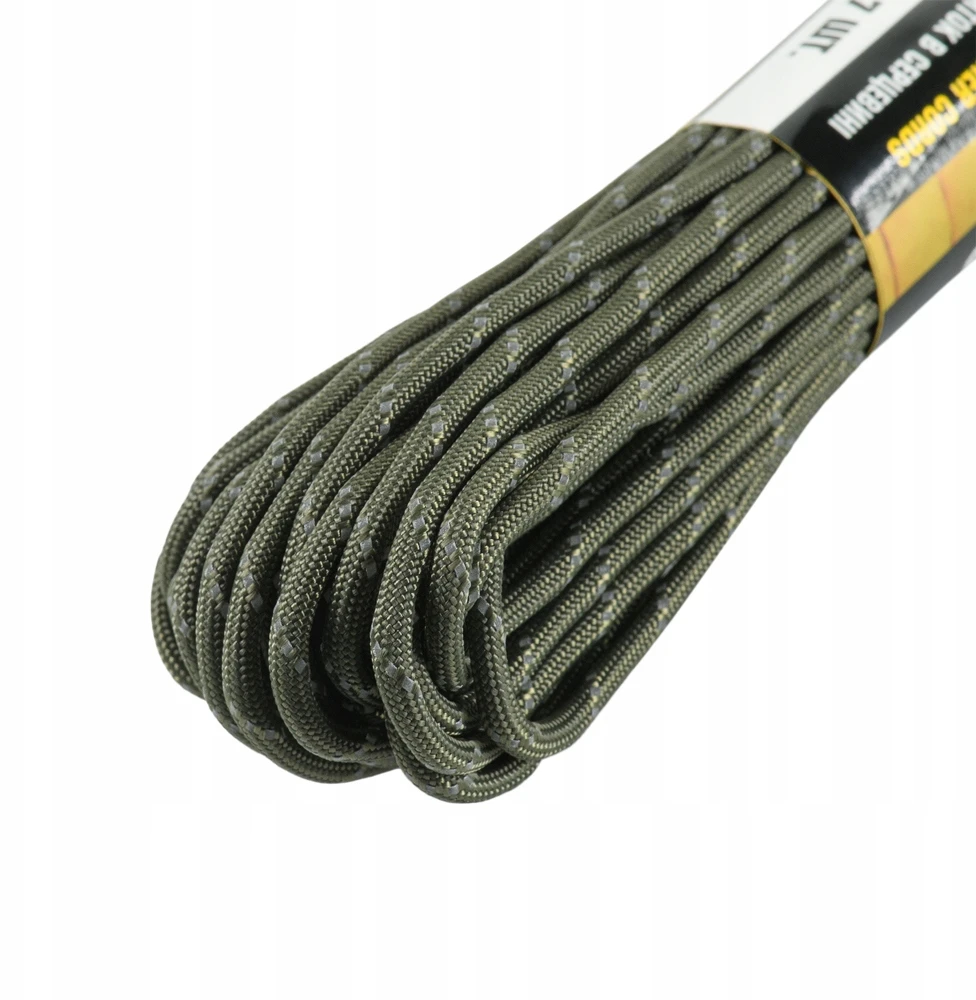 M-tac Paracord 475 – Nailono virvė 15 m, Ranger Žalias Reflective