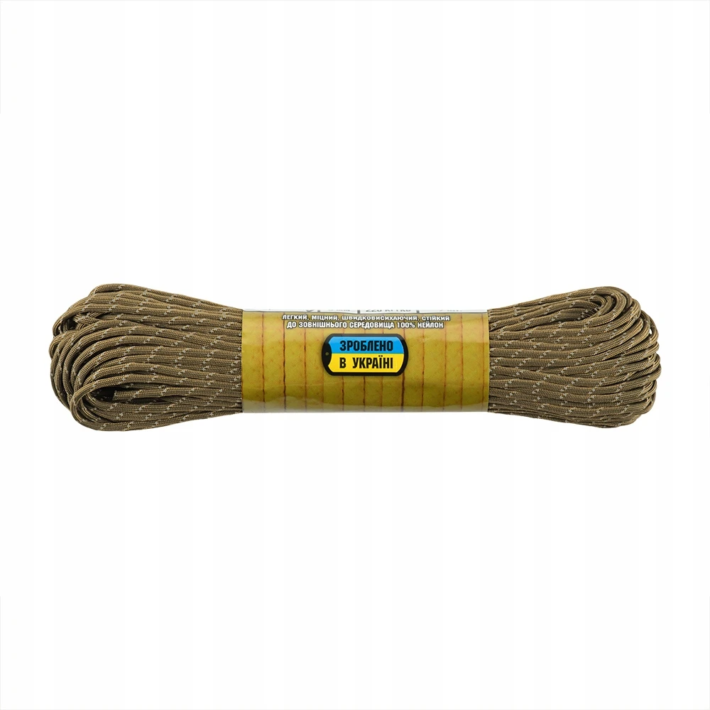 M-tac Paracord 475 Nailono Virvė 30 m Coyote Reflective