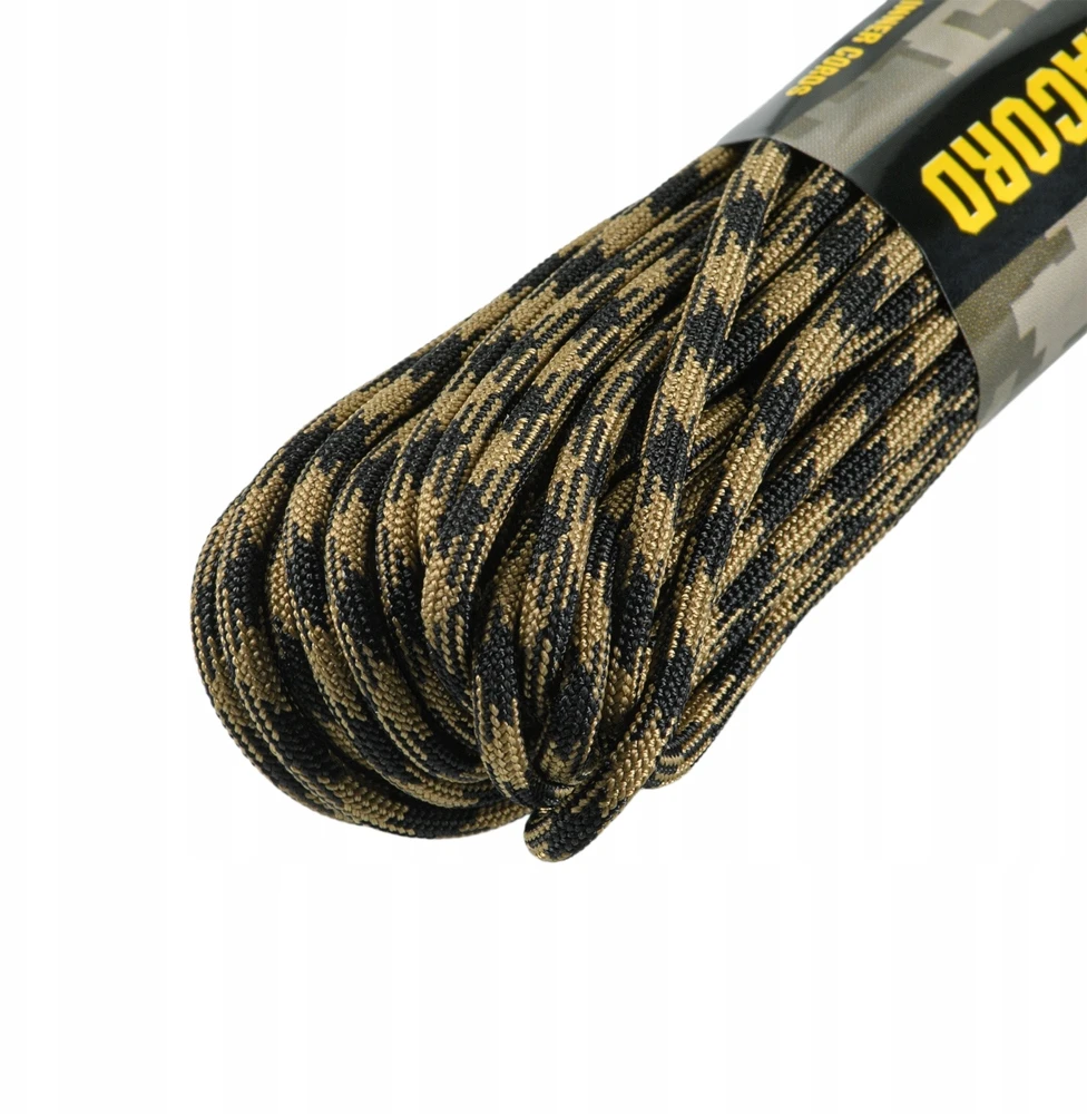 M-tac Paracord 550 Mil-spec Nailono Virvė 15m Juoda/kojotas