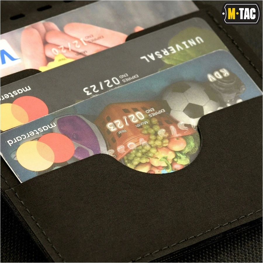 M-Tac Slim Elite piniginė juoda