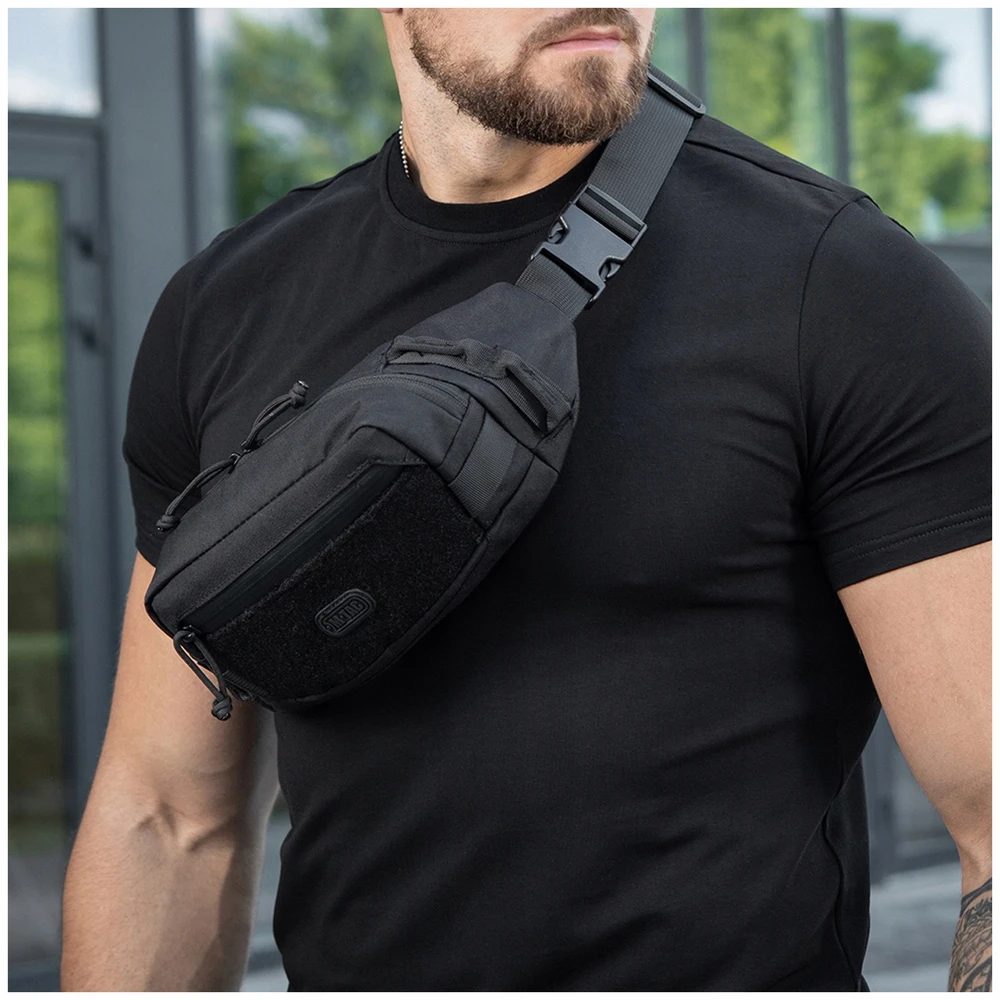 M-tac Waist Bag Gen.ii - Juoda sportinė rankinė ant juosmens