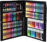 Blackmoon Maaleo Tapybos rinkinys lagamine, 168 vnt, juodas