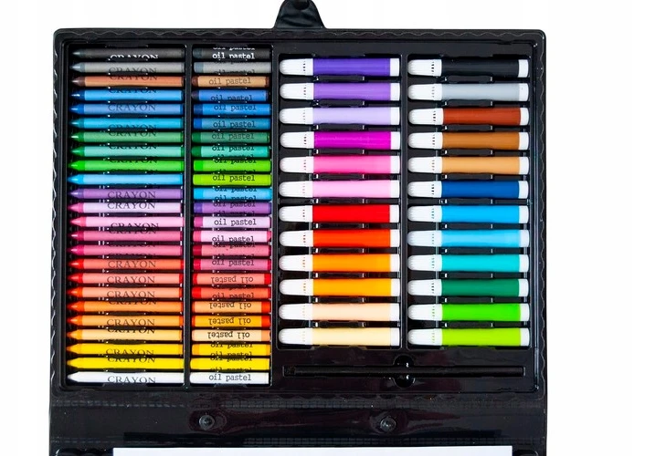 Blackmoon Maaleo Tapybos rinkinys lagamine, 168 vnt, juodas