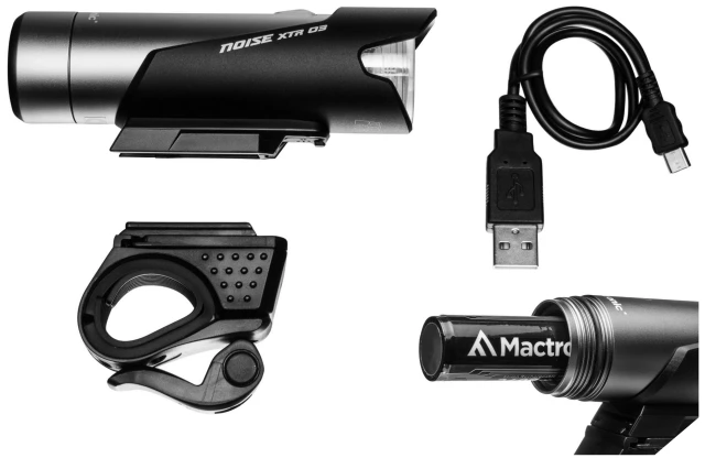 Mactronic 712lm įkraunamas dviračio žibintas Noise XTR 04