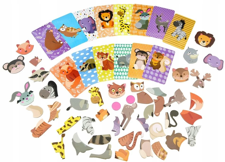 Madej MAGNETINĖ KNYGA DĖLĖS GYVŪNŲ ZOO SAFARIS