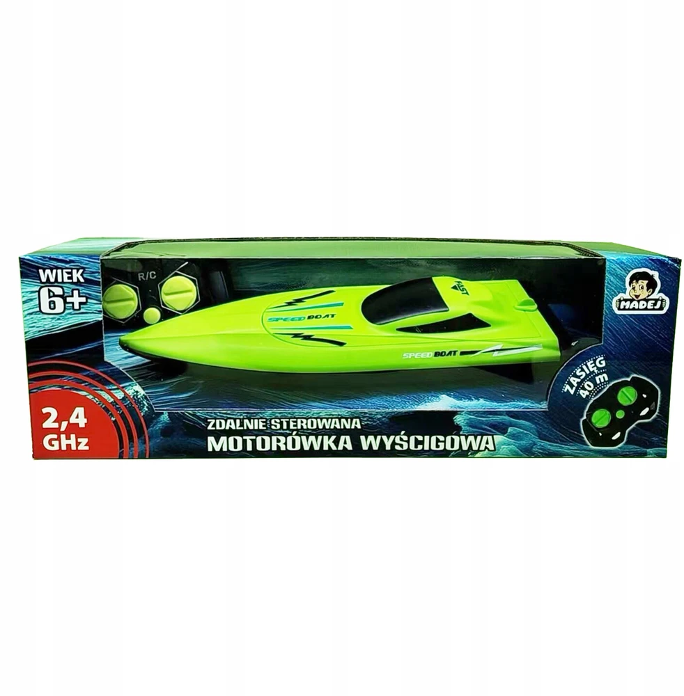 Madej NUOTOLINIO PULTO VALDYMAS KALTIS 4 KANALŲ 2,4 GHZ 26,5 cm RC MOTORINĖ VALTIS