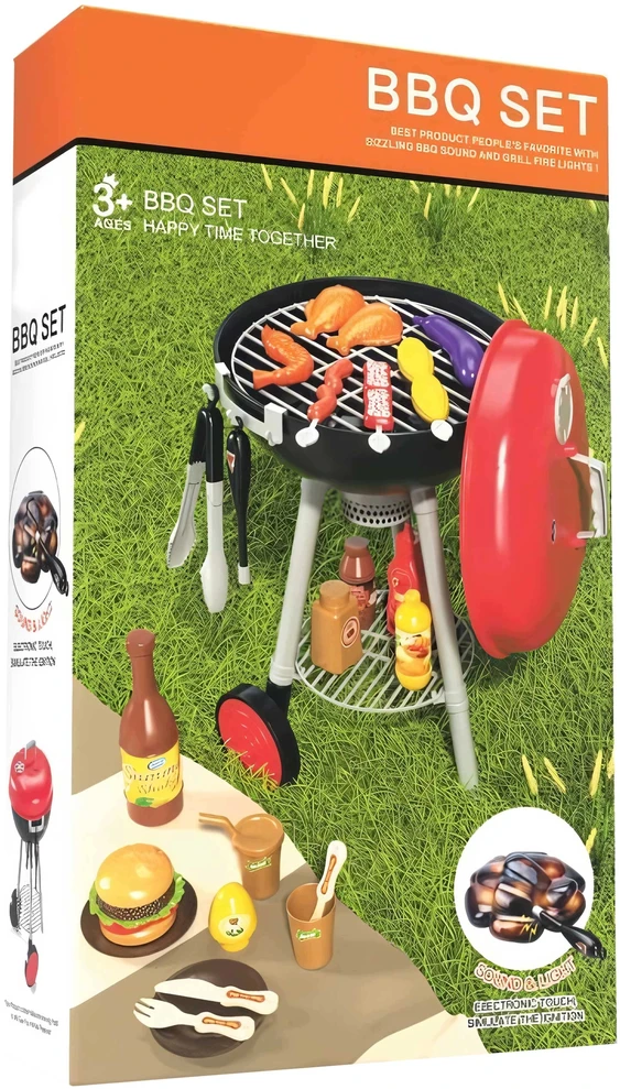 Madej ŽAISLINĖS GRILĖS VAIKAMS 55 CM GRILĖS RINKINYS PRIEDAI LIETUVIAI