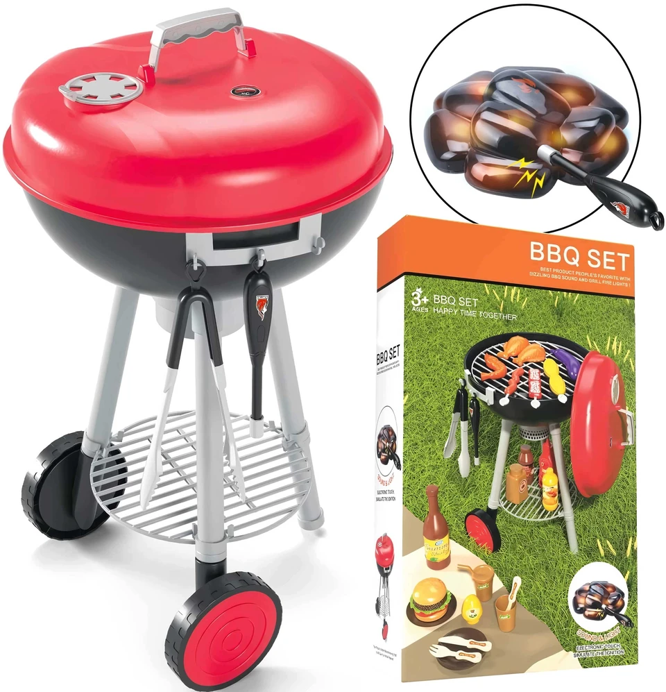 Madej ŽAISLINĖS GRILĖS VAIKAMS 55 CM GRILĖS RINKINYS PRIEDAI LIETUVIAI