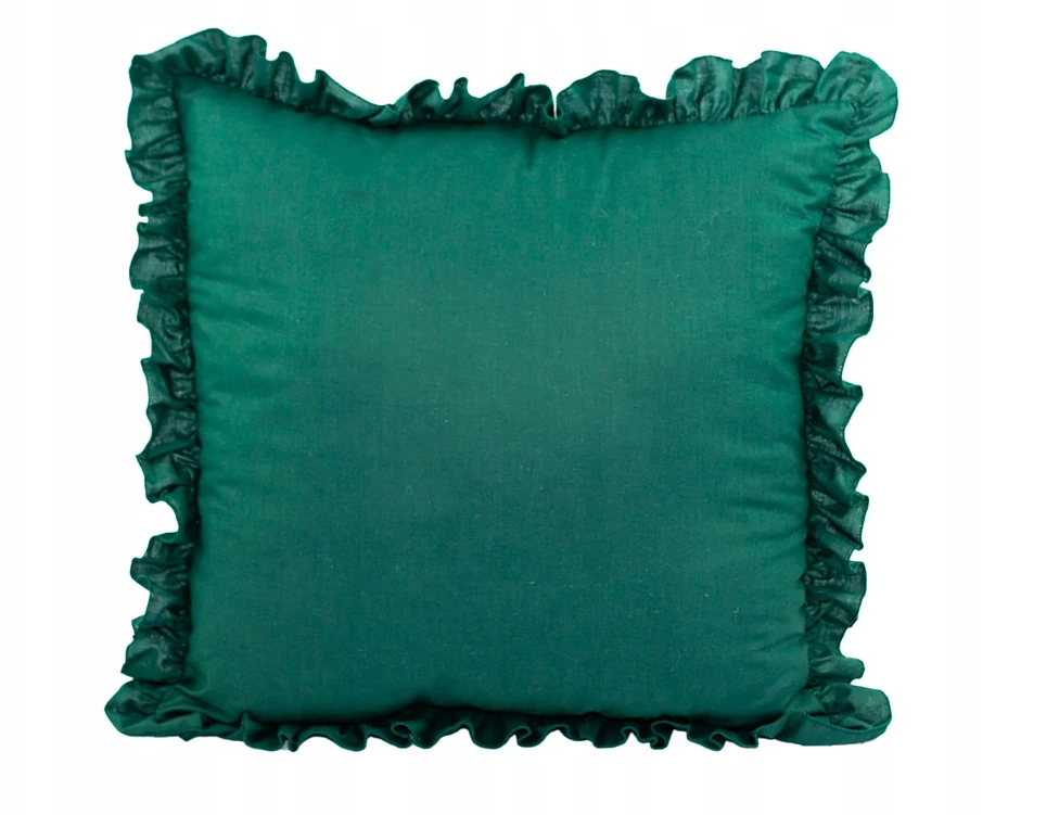 Mae Duze Užvalkalas su falbanką na poduszkę 40 x 40 cm jasiek medvilnė polski producent
