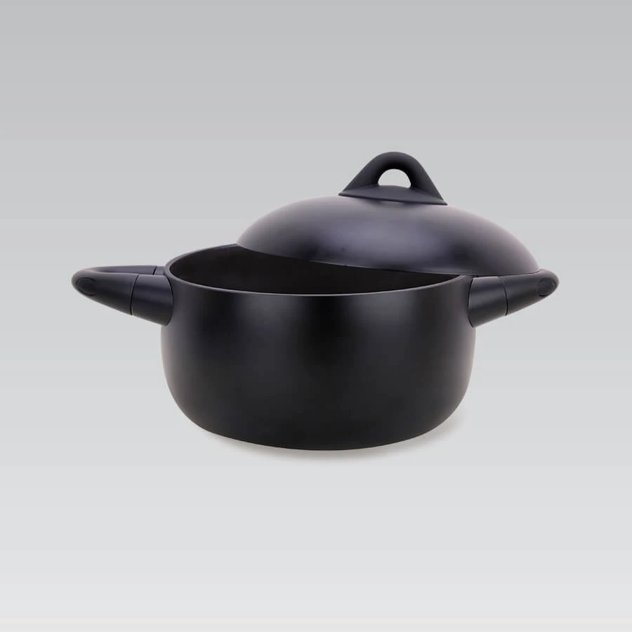 Maestro Marmurinis puodas su dangčiu 18 cm, 2,2 l
