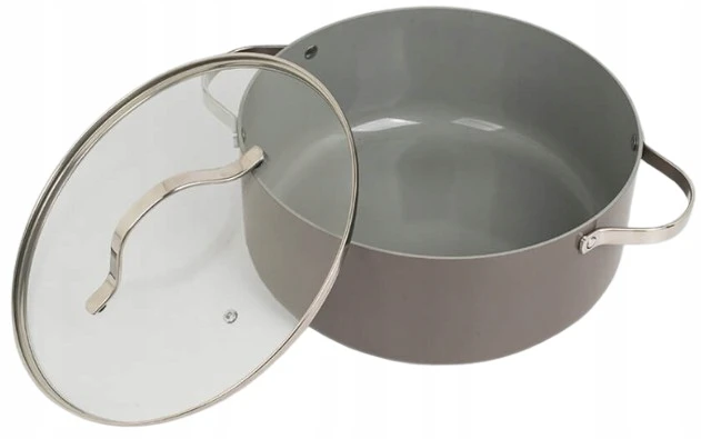 Puodas su dangčiu MAESTRO MR-4009 (MR-4009-18) 18 cm 1,9 l Pilkas