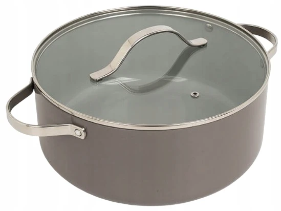 Puodas su dangčiu MAESTRO MR-4009 (MR-4009-18) 18 cm 1,9 l Pilkas