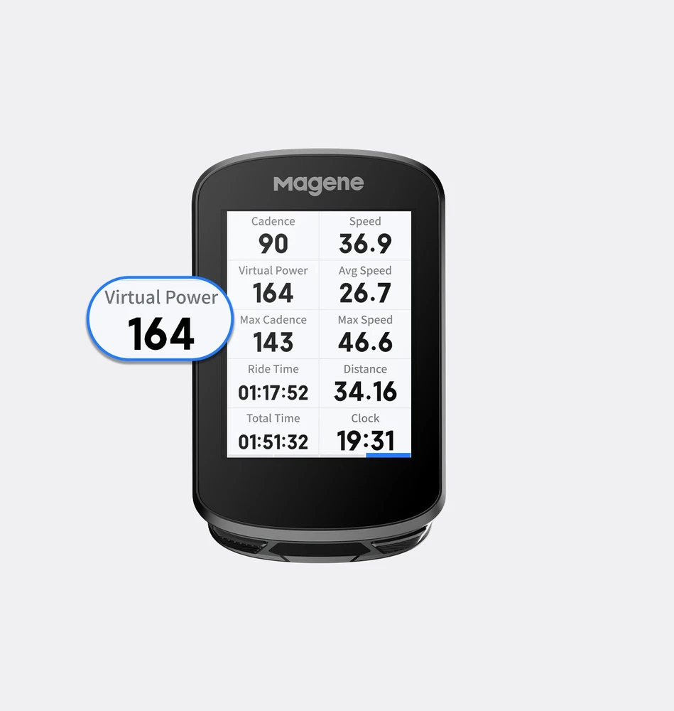 Dviračio kompiuteris Magene C506, GPS