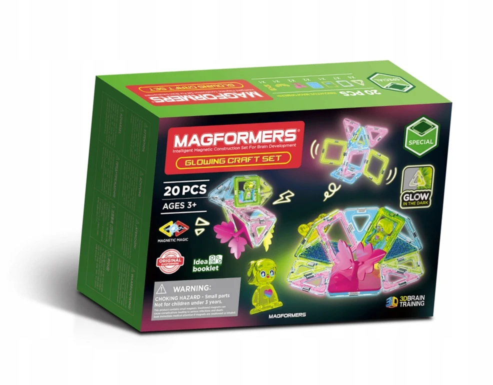 Magformers Glowing Craft 20 vnt