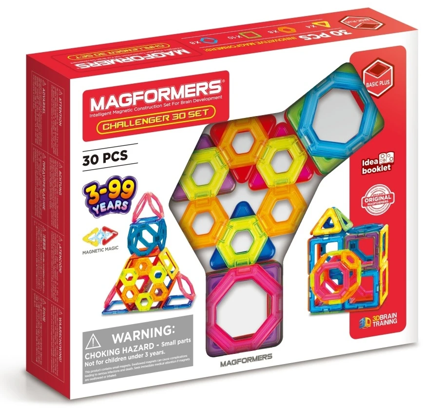 Magformers Magnetinis konstruktorius Megformers, Iššūkis, 30 det.