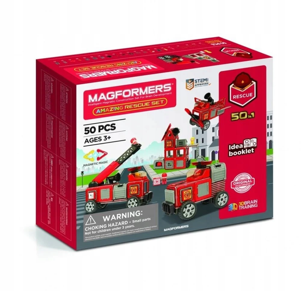 Magformers Klocki konstrukcyjne komplektas ratunkowy