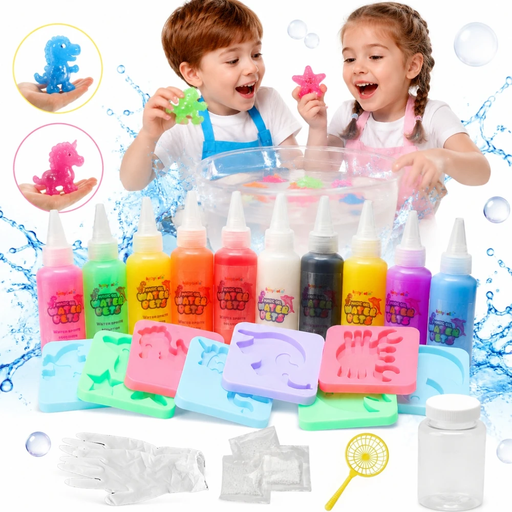 „Magic Gel“ vandens žaislų figūrėlių kūrybinis rinkinys vaikams