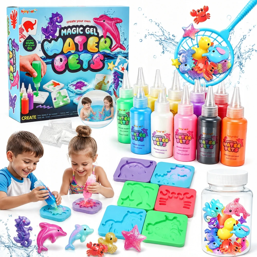 „Magic Gel“ vandens žaislų figūrėlių kūrybinis rinkinys vaikams „pasidaryk pats“ XXL