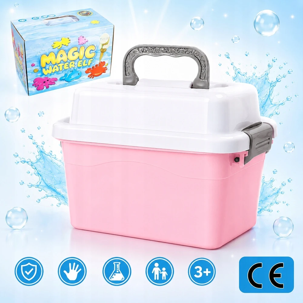 Magic Jelly Glue vandens geliai 30in1 XXL plastilino kūrybinis 3D rinkinys