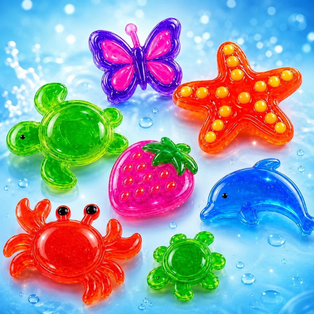 Magic Jelly XXL Glue Vanduo Gels 3D DIY Kit Žaidimų tešla vaikams