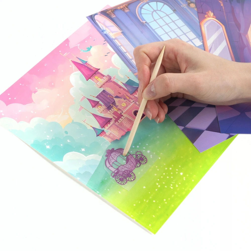 Magic KIDEA Decal Creative Set TRANSFER lipdukai MERGAITĖMS