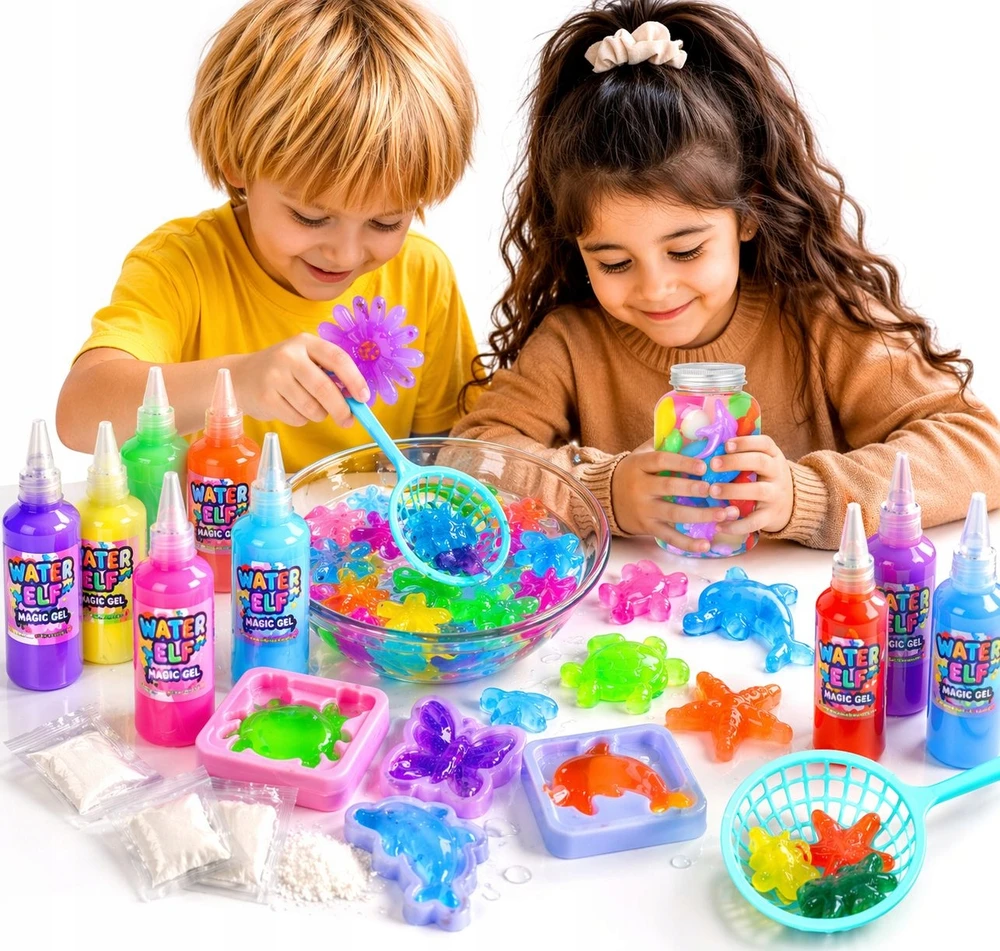Magic Vanduo Elf „pasidaryk pats“ vandens rinkinys GEL MAGIC WATER FIGURINES AquaGel IA1