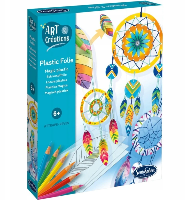 Magical Plastic Dream Catcher kūrybinis rinkinys „pasidaryk pats“ +6 SentoSphere