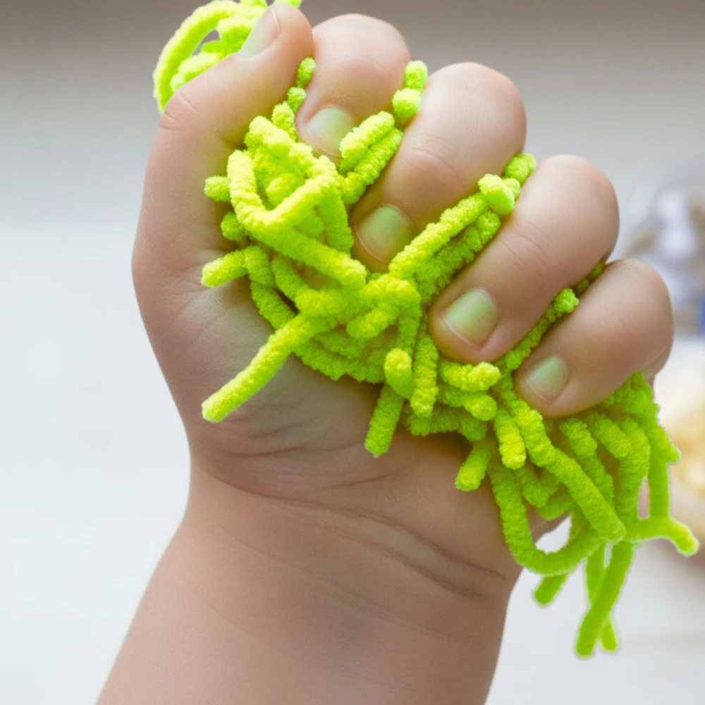 MAGICAL WORMS JAUTIMO MASĖS SPALVOS KŪRYBINIS ŽAISLAS VAIKAMS RINKINYS