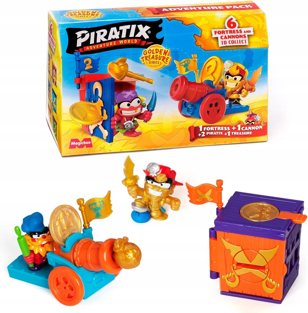 ORBICO Magicbox Golden Treasure Piratix Adventure World kolekcinė figūrėlė