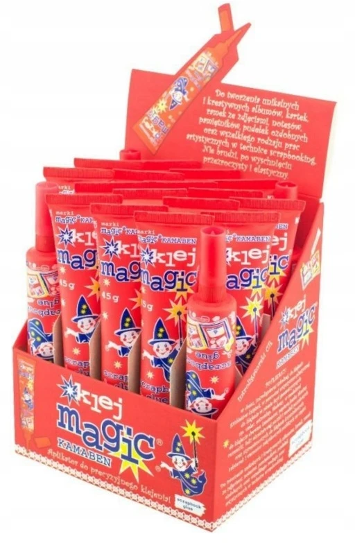Magiški albumo klijai 45g tūbelė su aplikatoriumi (20vnt.) - Kamaben