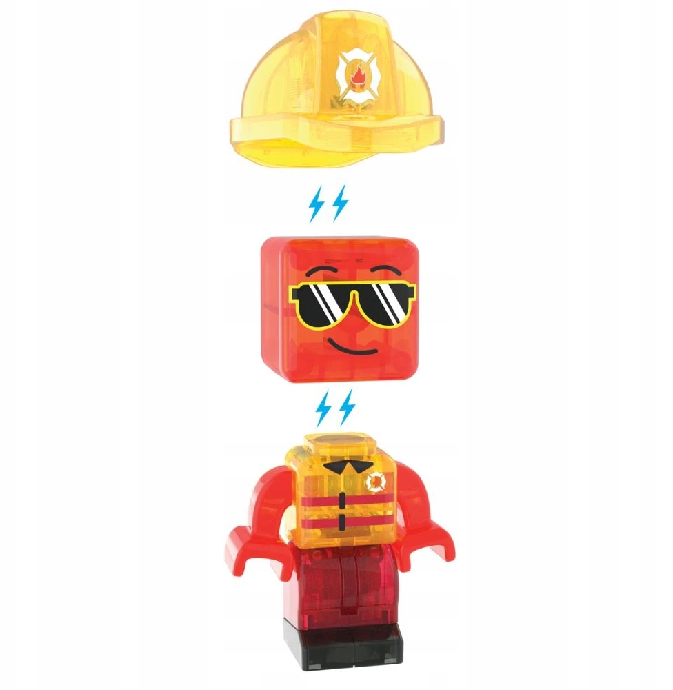 MAGNA-TILES Magnetinis konstruktorius „Ugniagesių automobilis“, 27 det.