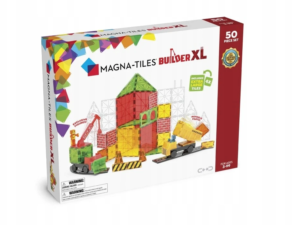 MAGNA-TILES - Builder XL 50 vnt. (90289)