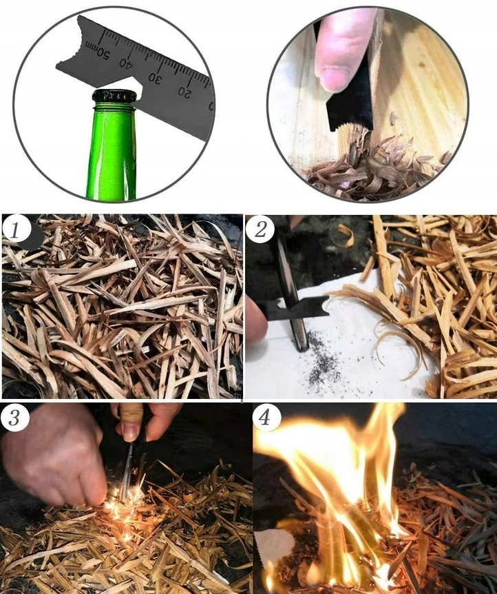 Magnesium Firestarter Military Strong Big Survival Tourist EDC Firee